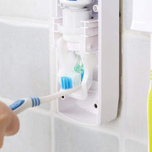 Charger l&#39;image dans la galerie, 2-en-1: Distributeur de dentifrice et porte-brosse à dents solide et durable