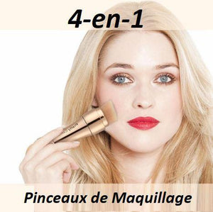 Pinceaux de Maquillage Multi-Fonction 4 en 1